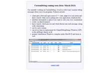 Tablet Screenshot of customdebug.com